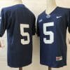 Penn State Tariq Castro Fields Jersey #5 College Football Game Navy No Name