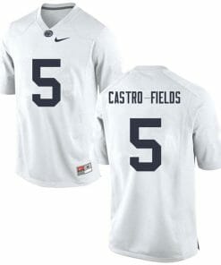 Penn State Tariq Castro Fields Jersey #5 College Football Game White With Name