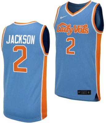 Rickea Jackson Jersey #2 Tennessee Lady Vols Replica College Basketball Blue Uniform 8 Rickea Jackson Jersey #2 Tennessee Lady Vols Replica College Basketball Blue Uniform