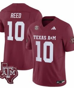 Texas A&M Aggies Marcel Reed Jersey #10 Vapor Limited College Football Maroon