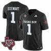 Texas A&M Aggies Evan Stewart Jersey #1 Vapor Limited College Football Black