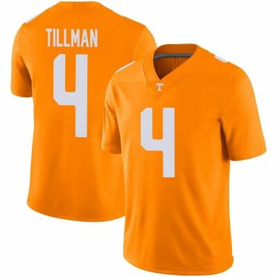 Tennessee Volunteers Cedric Tillman Jersey #4 College Football Orange