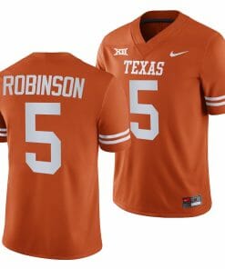 Texas Longhorns Bijan Robinson Jersey #5 College Football Orange