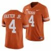 Texas Longhorns Cedric Baxter Jr Jersey #4 College Football Orange