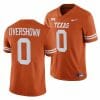 Texas Longhorns DeMarvion Overshown Jersey #0 College Football Orange
