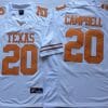 Texas Longhorns Earl Campbell Jersey #20 College Football White 7 Texas Longhorns Earl Campbell Jersey #20 College Football White