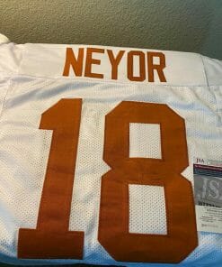 Texas Longhorns Isaiah Neyor Jersey #18 College Football White