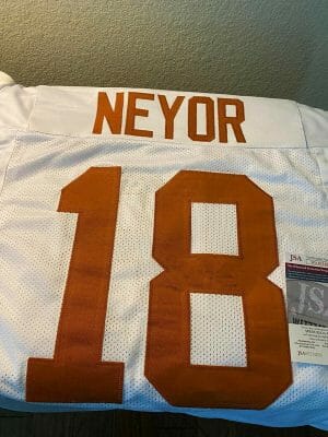 Texas Longhorns Isaiah Neyor Jersey #18 College Football White
