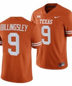 Texas Longhorns Jahleel Billingsley Jersey #9 College Football Orange