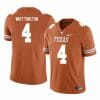 Texas Longhorns Jordan Whittington Jersey #4 College Football Orange