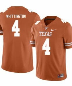 Texas Longhorns Jordan Whittington Jersey #4 College Football Orange