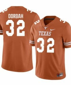 Texas Longhorns Prince Dorbah Jersey #32 College Football Orange