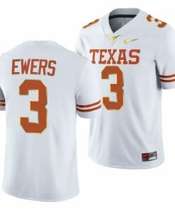 Texas Longhorns Quinn Ewers Jersey #28 College Football White