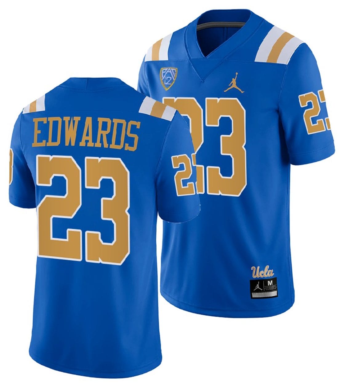 UCLA Bruins Donnie Edwards Jersey #23 Blue College Football Uniform 1 UCLA Bruins Donnie Edwards Jersey #23 Blue College Football Uniform