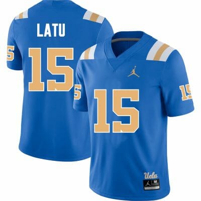 UCLA Bruins Laiatu Latu Jersey #15 College Football Blue