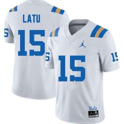 UCLA Bruins Laiatu Latu Jersey #15 College Football White 10 UCLA Bruins Laiatu Latu Jersey #15 College Football White