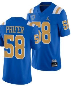 UCLA Bruins Roman Phifer Jersey #58 Blue College Football Uniform