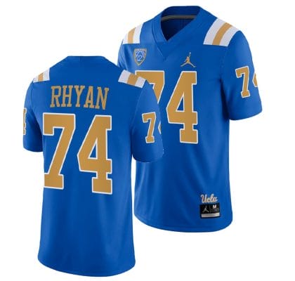 UCLA Bruins Sean Rhyan Jersey #74 Blue College Football Uniform 10 UCLA Bruins Sean Rhyan Jersey #74 Blue College Football Uniform