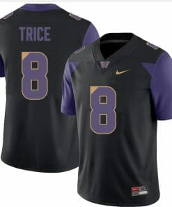 Washington Huskies Bralen Trice Jersey #8 College Football Premier Black