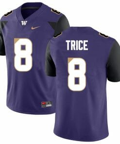 Washington Huskies Bralen Trice Jersey #8 College Football Premier Purple Alternative