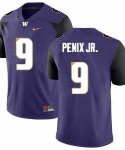 Washington Huskies Michael Penix Jr Jersey #9 College Football Premier Purple Alternative