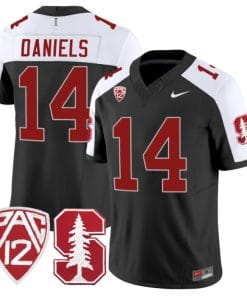 Ashton Daniels Jersey #14 Standford Cardinal Jersey Vapor Limited College Football Black Alternate