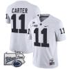 Abdul Cater Jersey #11 Penn State Nittany Lions PSU Patch College Football All Stitched White