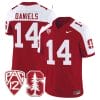 Ashton Daniels Jersey #14 Standford Cardinal Jersey Vapor Limited College Football Crimson Alternate