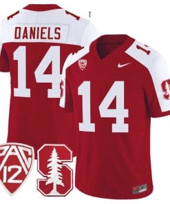 Ashton Daniels Jersey #14 Standford Cardinal Jersey Vapor Limited College Football Crimson Alternate