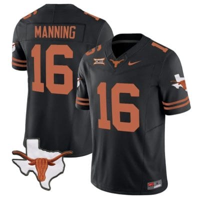 Arch Manning Jersey #16 Texas Longhorn Vapor Limited College Football Black 8 Arch Manning Jersey #16 Texas Longhorn Vapor Limited College Football Black