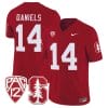 Ashton Daniels Jersey #14 Standford Cardinal Jersey Vapor Limited College Football Crimson