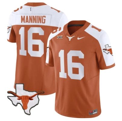 Arch Manning Jersey #16 Texas Longhorn Vapor Limited College Football Alternate