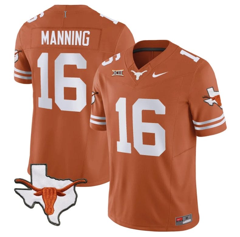 Arch Manning Jersey #16 Texas Longhorn Vapor Limited College Football Texas Orange 1 Arch Manning Jersey #16 Texas Longhorn Vapor Limited College Football Texas Orange