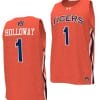 Aden Holloway Jersey #1 Auburn Tigers College Basketball Replica Orange 4 Aden Holloway Jersey #1 Auburn Tigers College Basketball Replica Orange