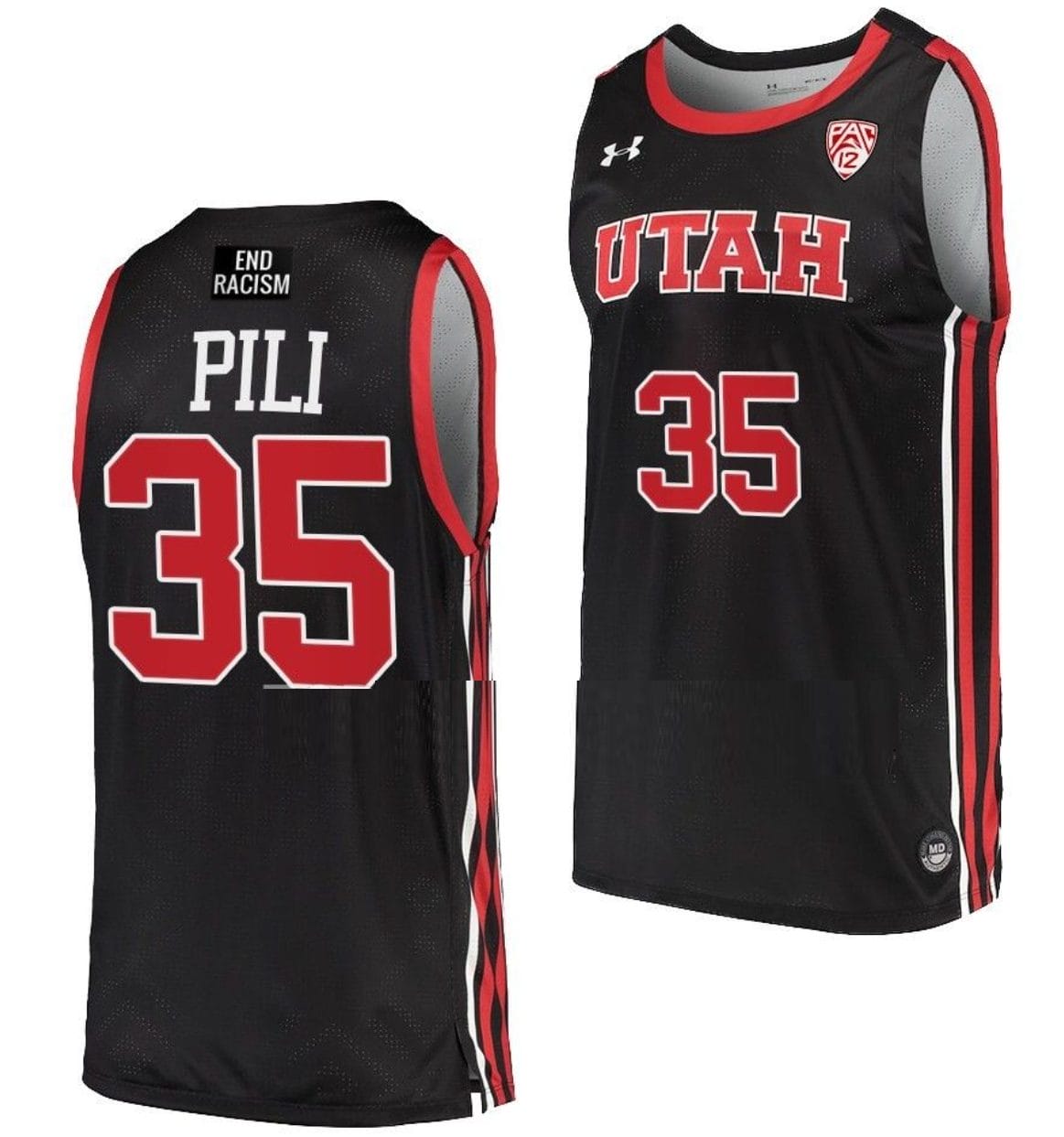 Alissa Pili Jersey #35 Utah Utes College Basketball Black 1 Alissa Pili Jersey #35 Utah Utes College Basketball Black