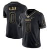 Braelon Allen Jersey #0 Wisconsin Badgers Gold Vapor College Football Black Gold