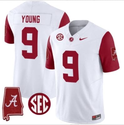 Bryce Young Jersey #9 Alabama Crimson Tide Vapor Stitched Football Alabama Map Crimson Sleeves 8 Bryce Young Jersey #9 Alabama Crimson Tide Vapor Stitched Football Alabama Map Crimson Sleeves