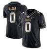 Braelon Allen Jersey #0 Wisconsin Badgers Gold Vapor College Football Black Limited