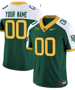 Custom Baylor Bears Jersey Name and Number Vapor Limited College Football All Stitched Green Alternate