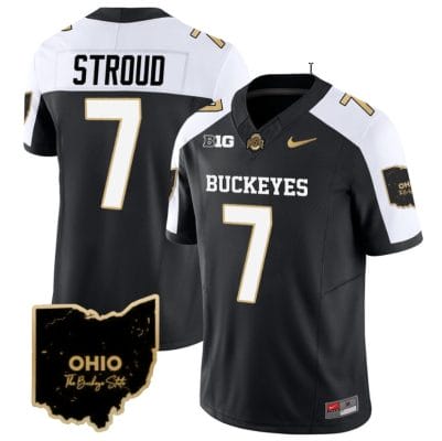 CJ Stroud Jersey #7 Ohio State Buckeyes College Football Stitched Special Vapor Limited Alternate