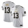 Chimere Dike Jersey #13 Wisconsin Badgers Gold Vapor College Football White Gold