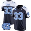 Cedric Gray Jersey #33 North Carolina Tar Heels Vapor Limited College Football Navy Alternate
