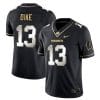 Chimere Dike Jersey #13 Wisconsin Badgers Gold Vapor College Football Black Limited