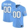 Custom North Carolina Tar Heels Jersey Name and Number Vapor Limited College Football Blue
