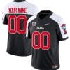 Custom Ole Miss Rebels Jersey Name and Number Football Vapor Limited All Stitched Black Alternate