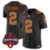 Cade Klubnik Jersey #2 Clemson Tigers Vapor Limited Champions Patch College Football Stitched Black