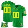 Custom Oregon Ducks Jersey Oregon State Patch Name and Number Football Green