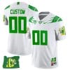 Custom Oregon Ducks Jersey Oregon State Patch Name and Number Football White 7 Custom Oregon Ducks Jersey Oregon State Patch Name and Number Football White