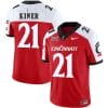 Corey Kiner Jersey #21 Cincinnati Bearcats Vapor Limited College Football All Stitched Red Alternate