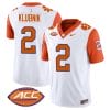 Cade Klubnik Jersey #2 Clemson Tigers Vapor Limited Acc Patch College Football Stitched Orange Sleeves